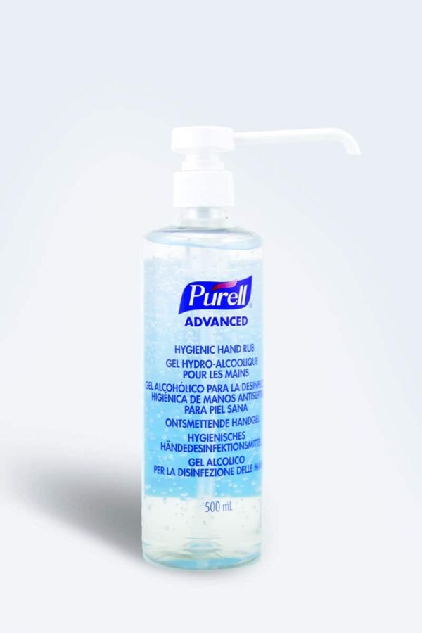 GEL HYDRO ALCOOLIQUE PURELL 500ML AVEC POMPE