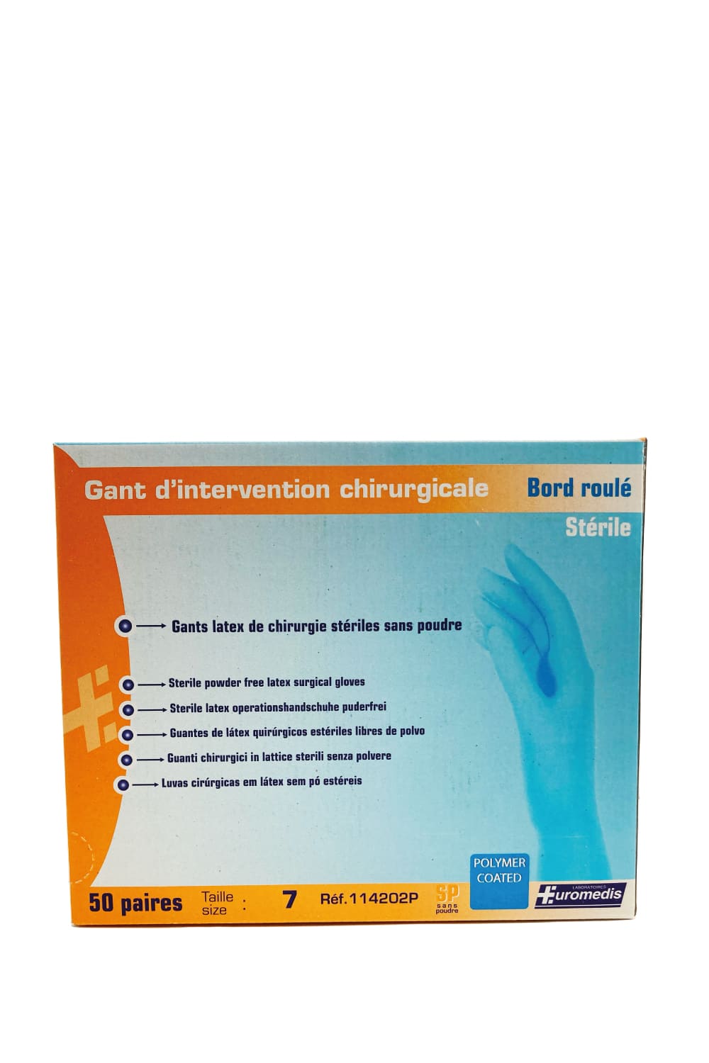 Gants de chirurgie latex poudrés stériles - Gants chirurgie latex