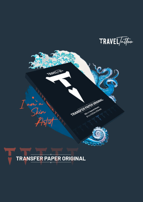 Papier transfert thermocopieur Travel Tattoo paquets de 20 feuilles