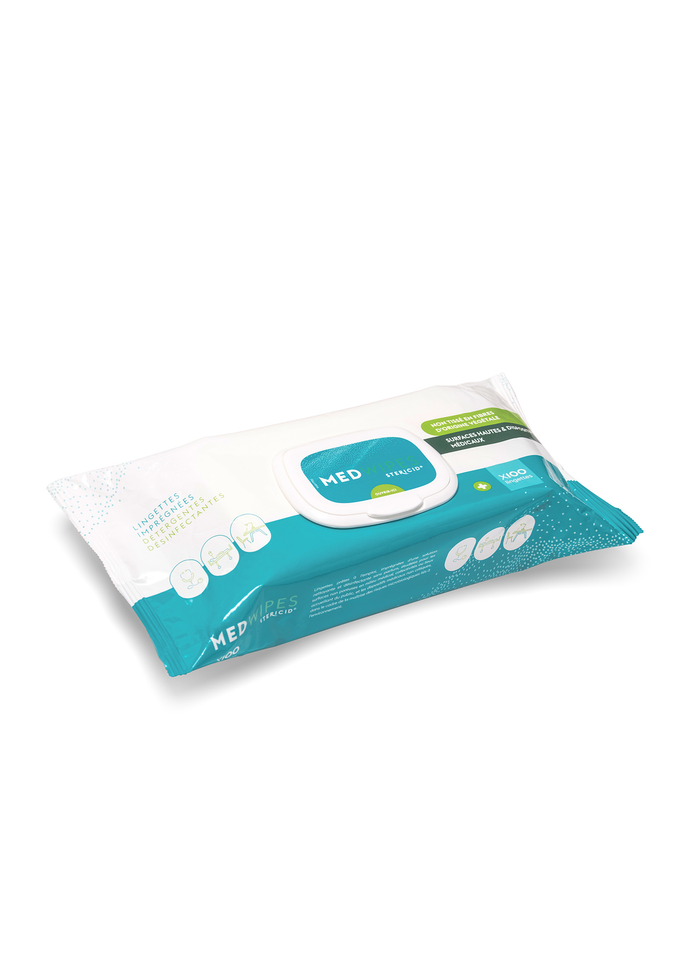 LINGETTES ÉPAISSES MEDWIPES X100