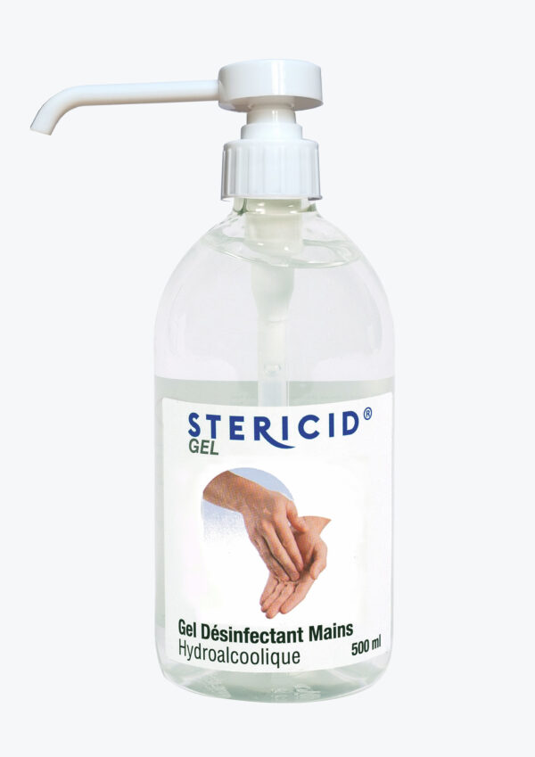 GEL DESINFECTANT HYDROALCOOLIQUE STERICID - 500 ML